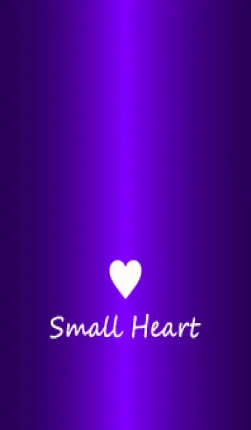 [LINE着せ替え] Small Heart *GlossyPurple 21*の画像1