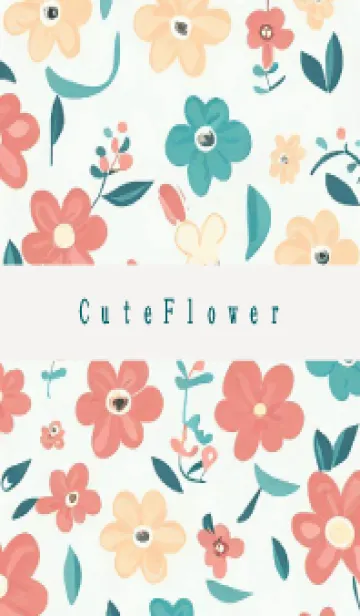 [LINE着せ替え] Cute Flower-hisatoto-4の画像1