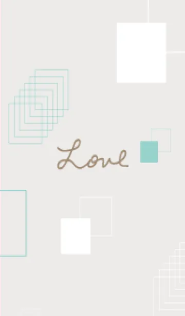 [LINE着せ替え] くすみカラーな四角2の画像1