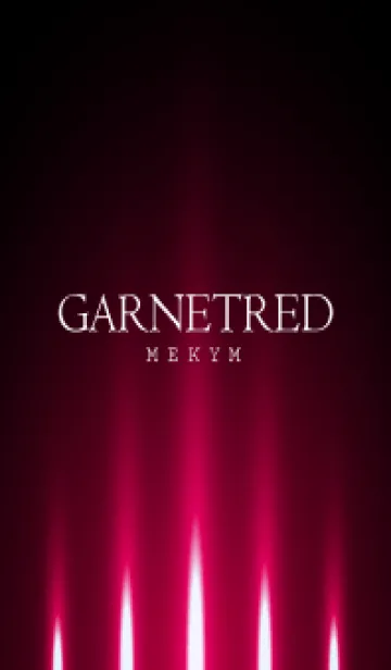 [LINE着せ替え] GARNETRED LIGHT. -MEKYM-の画像1