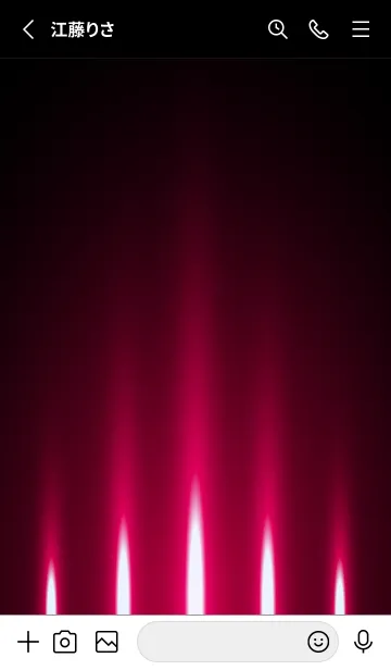 [LINE着せ替え] GARNETRED LIGHT. -MEKYM-の画像2