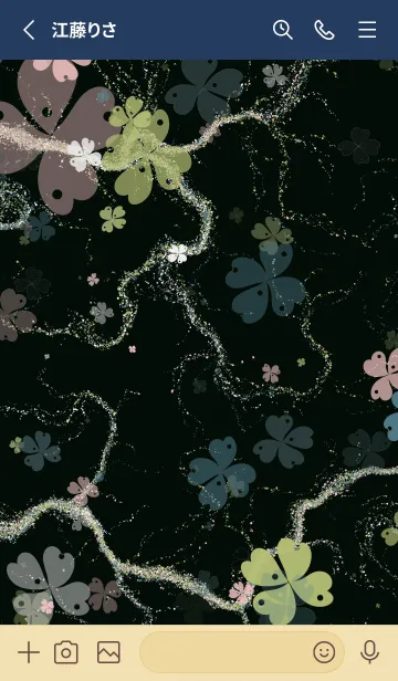 [LINE着せ替え] 簡単に | クローバーの画像2