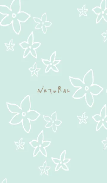 [LINE着せ替え] 白い線の小さい花4の画像1