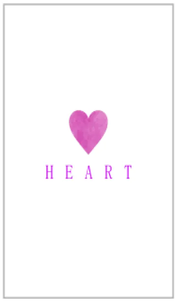 [LINE着せ替え] watercolor purple pink-HEART 66の画像1