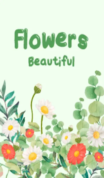 [LINE着せ替え] beautiful flowers - mingkiiの画像1