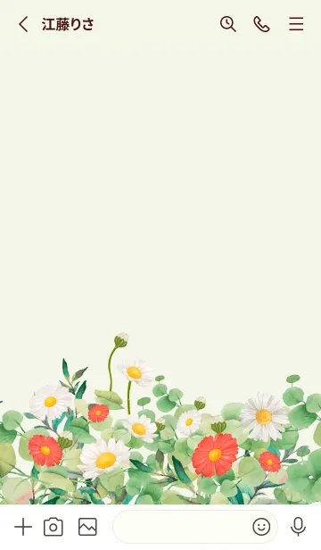 [LINE着せ替え] beautiful flowers - mingkiiの画像2