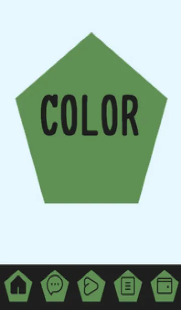 [LINE着せ替え] blue color I39の画像1