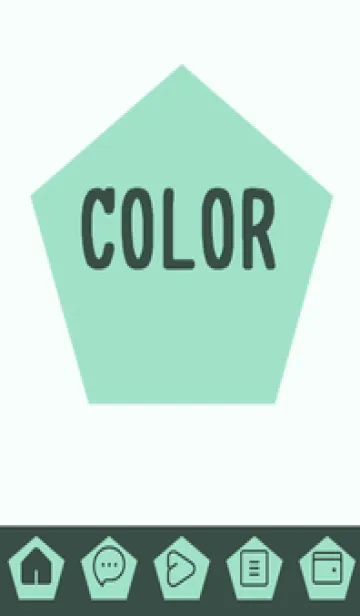 [LINE着せ替え] green color I75の画像1