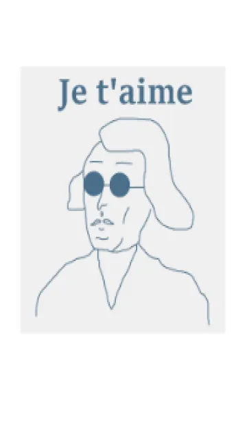 [LINE着せ替え] Mr.OJISAN /BLUE2の画像1