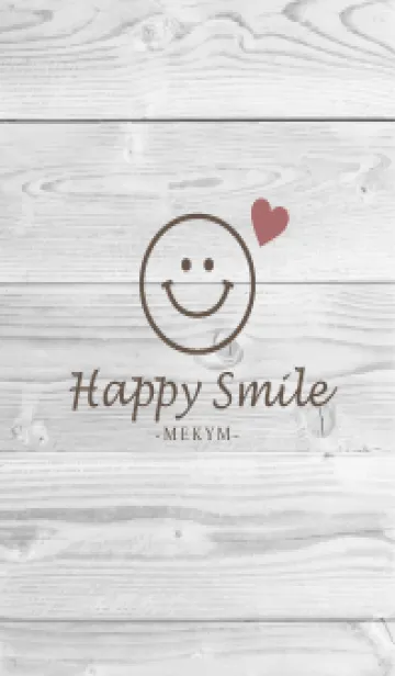 [LINE着せ替え] HAPPY SMILE HEART - MEKYM 11の画像1