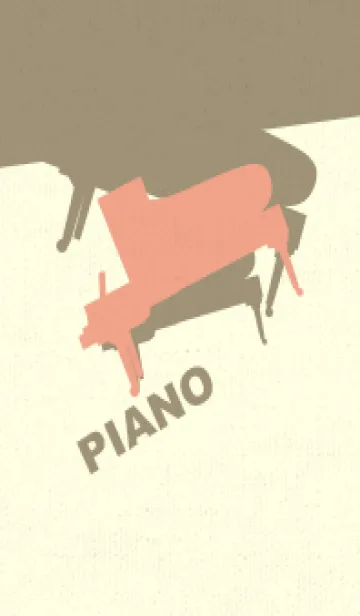 [LINE着せ替え] Piano CLR サーモンピンクの画像1