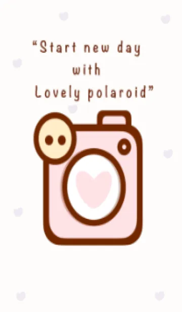 [LINE着せ替え] Lovely pastel polaroid 15の画像1