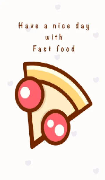 [LINE着せ替え] Lovely fast food theme 8の画像1