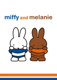 [LINE着せ替え] ミッフィー&メラニーの画像1
