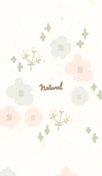 [LINE着せ替え] 2色の花 おしゃれ22の画像1