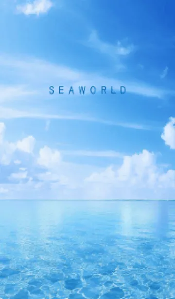 [LINE着せ替え] SEA WORLD-Clear Blue-3の画像1