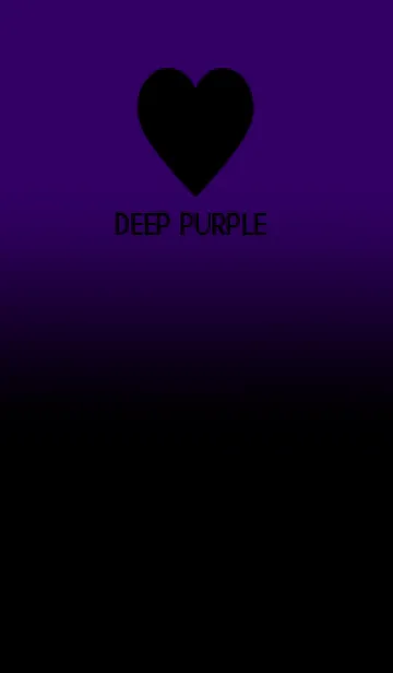 [LINE着せ替え] Black & Deep Purple Theme V.5 (JP)の画像1