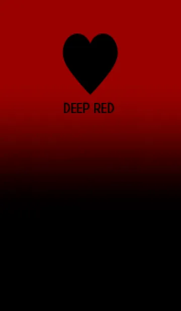 [LINE着せ替え] Black & Deep Red Theme V.5 (JP)の画像1