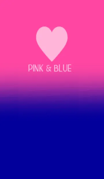 [LINE着せ替え] Blue & Pink Theme V6 (JP)の画像1