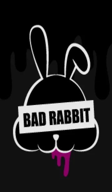 [LINE着せ替え] BLACK-BAD RABBIT DARK 12の画像1