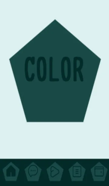 [LINE着せ替え] green color I80の画像1