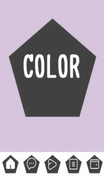 [LINE着せ替え] purple color I40の画像1