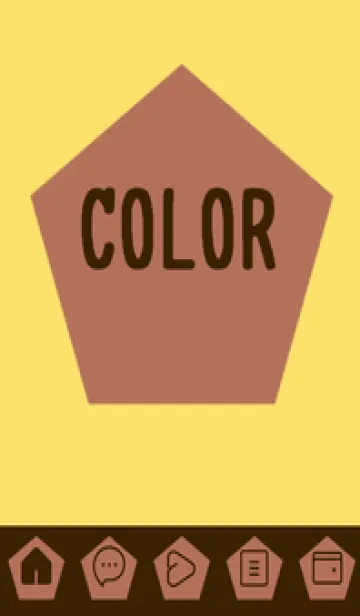 [LINE着せ替え] yellow color I36の画像1