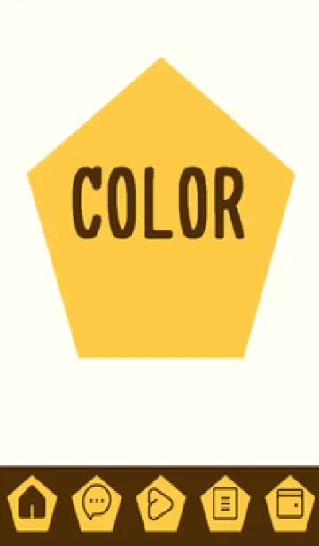 [LINE着せ替え] yellow color I38の画像1