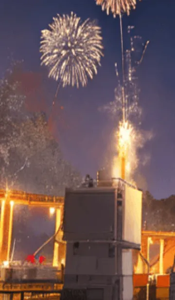 [LINE着せ替え] 夏夜のカケラ#IX47。の画像1