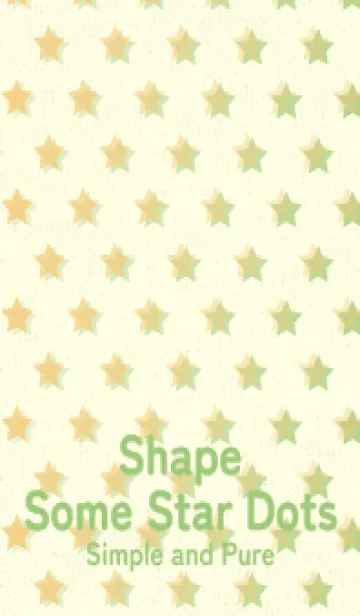 星のドッドきせかえ Marigold Yellowの着せ替えメイン画像