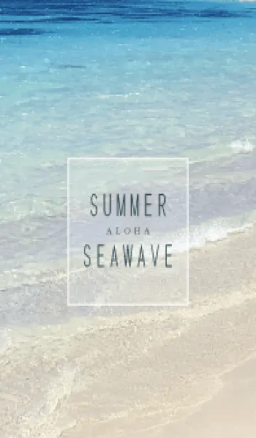 [LINE着せ替え] SUMMER-BLUE SEA WAVE 13の画像1