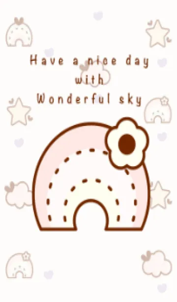 [LINE着せ替え] I love wonderful sky 8の画像1