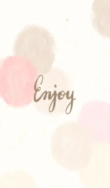 [LINE着せ替え] 水彩3つの丸5の画像1