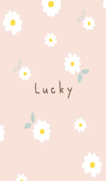 [LINE着せ替え] 白い花と時々はっぱ10の画像1