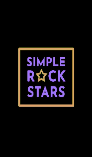 [LINE着せ替え] シンプル ロック スター 146の画像1