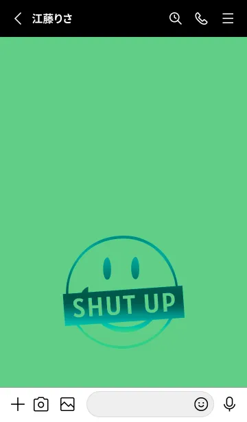 [LINE着せ替え] スマイル グラデーション .17の画像2