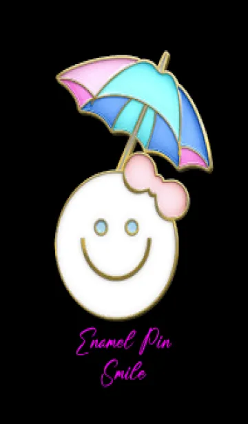 [LINE着せ替え] Enamel Pin Smaile 133の画像1
