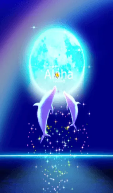 [LINE着せ替え] ブルームーン♫ダンス オブ ドルフィン＊70の画像1