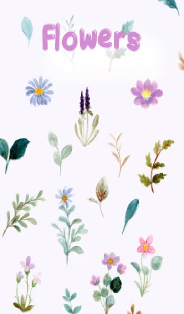 [LINE着せ替え] fantasy flower mingkiiの画像1