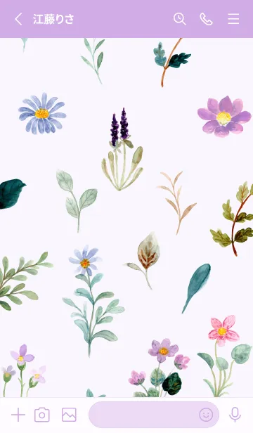 [LINE着せ替え] fantasy flower mingkiiの画像2