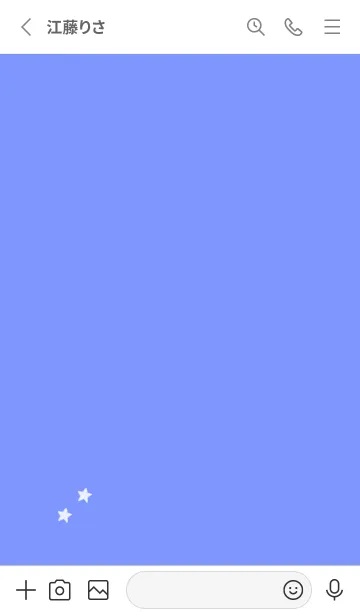 [LINE着せ替え] ねことお星さま(white1-08)の画像2