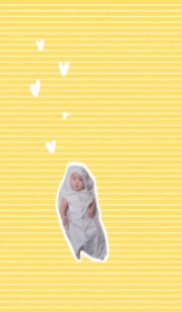 [LINE着せ替え] あさひの着せかえ イエローの画像1