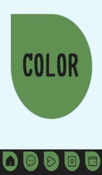 [LINE着せ替え] blue color J39の画像1