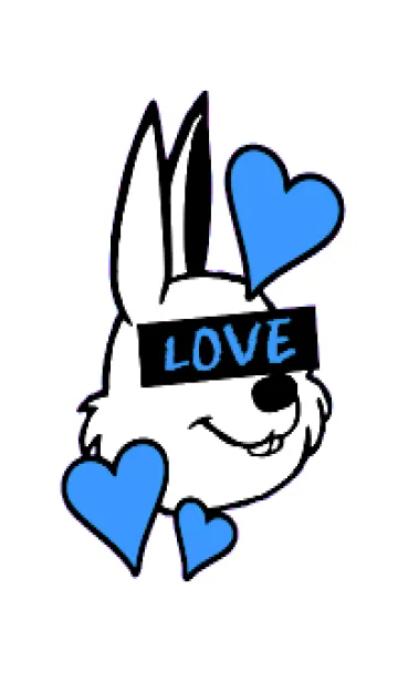 [LINE着せ替え] ラブ ラビット 62の画像1