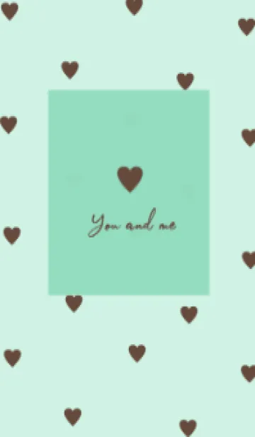 [LINE着せ替え] pattern_heart / mintchocoの画像1