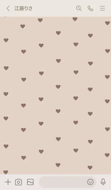 [LINE着せ替え] pattern_heart / cafemochaの画像2