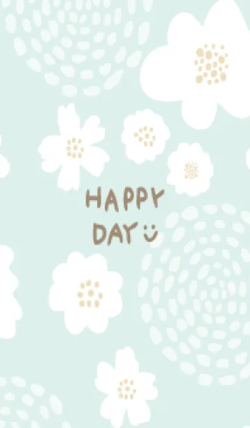 [LINE着せ替え] 北欧 花 点30の画像1