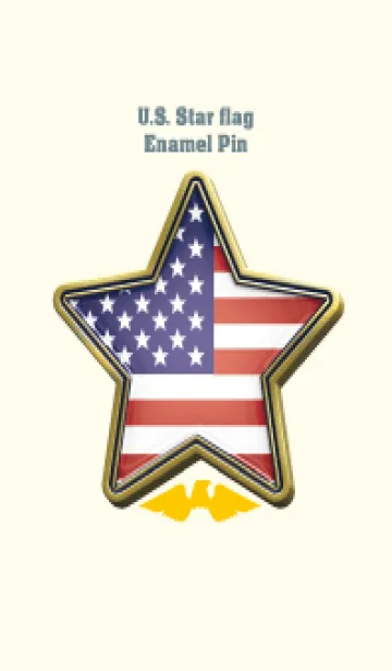 [LINE着せ替え] U.S. Star flag Enamel Pin 49の画像1