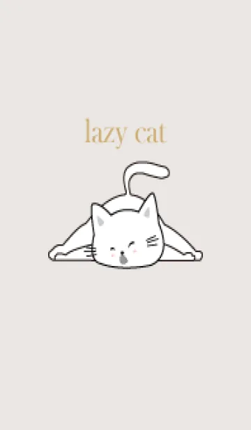 [LINE着せ替え] lazy cat..123の画像1
