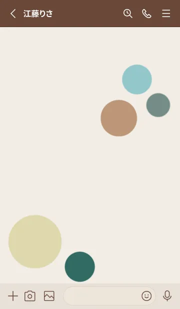 [LINE着せ替え] Colorful colorful colorful T14 水玉の画像2